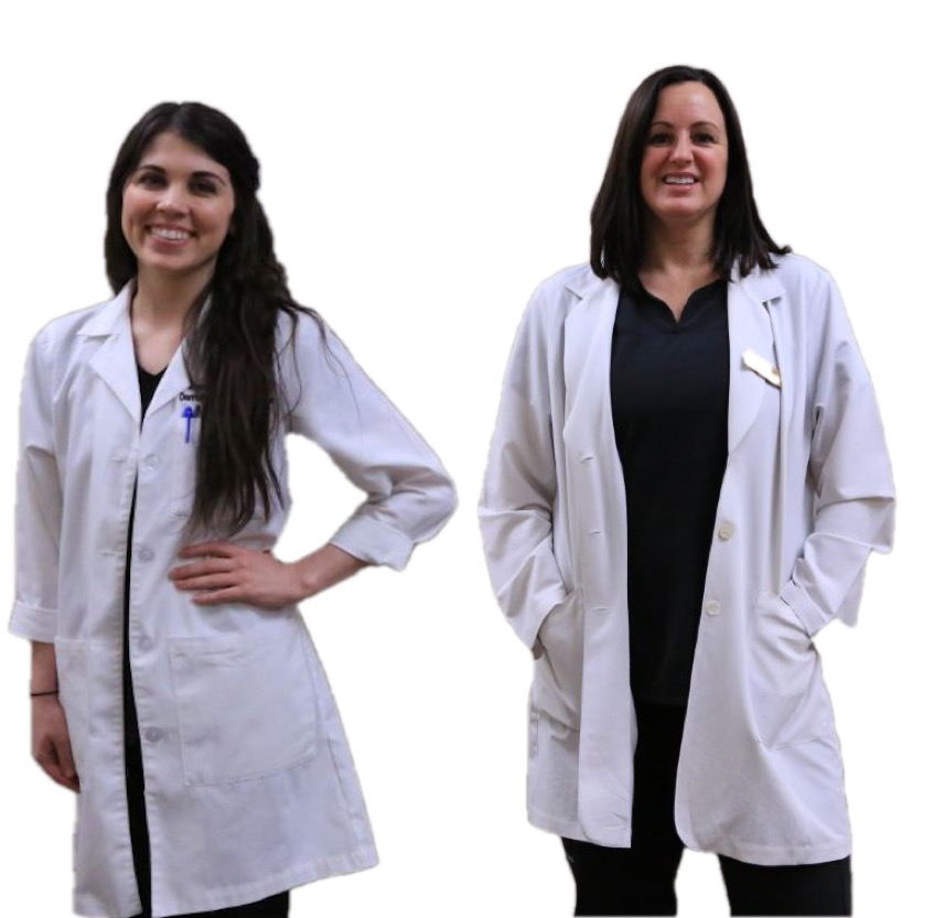 Loren and Stephanie, The PAs at the Dermatology and Laser Center of San Antonio